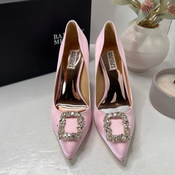 Badgley Mischka Cher Pointed Toe Stiletto Heel Blossm MP5233 Women's 9.5 - Picture 6 of 11